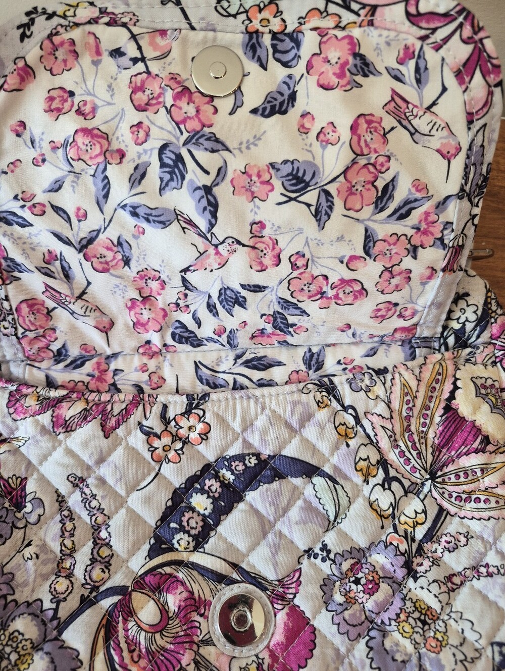 Vera Bradley Women's Cotton Carson Crossbody Bag - Picture 6 of 7